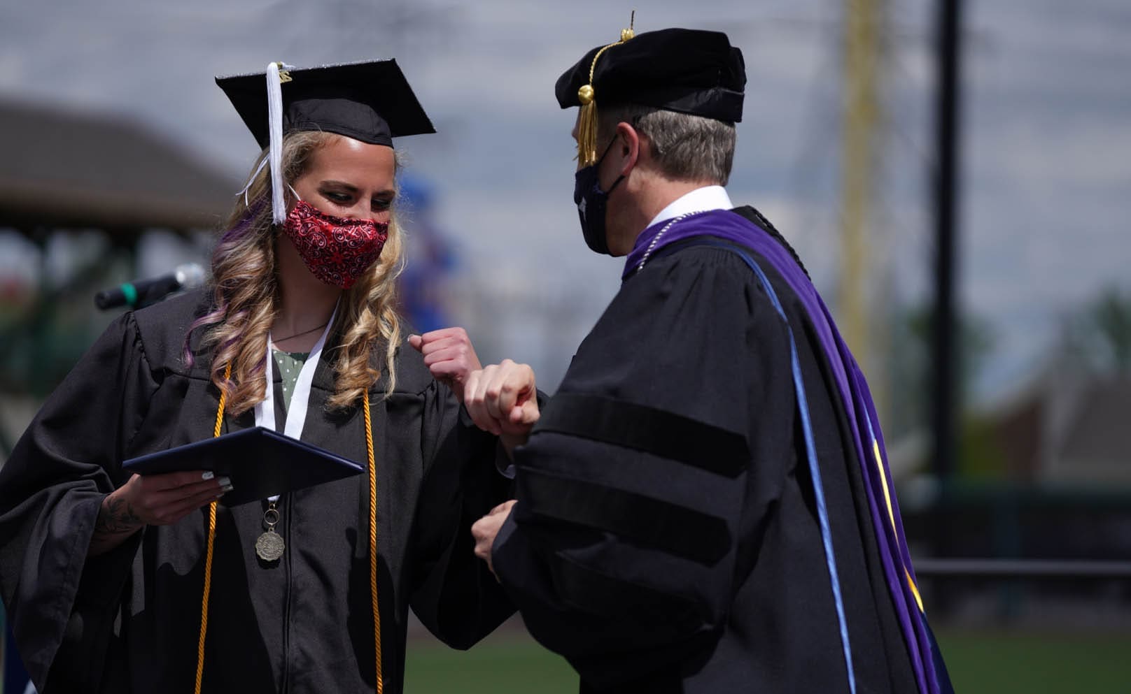 Kurt Dykstra with student
