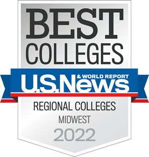 Badge: U.S.News Best Colleges - Regional Colleges Midwest 2022 U.S.News Best Colleges - Regional Colleges Midwest 2022