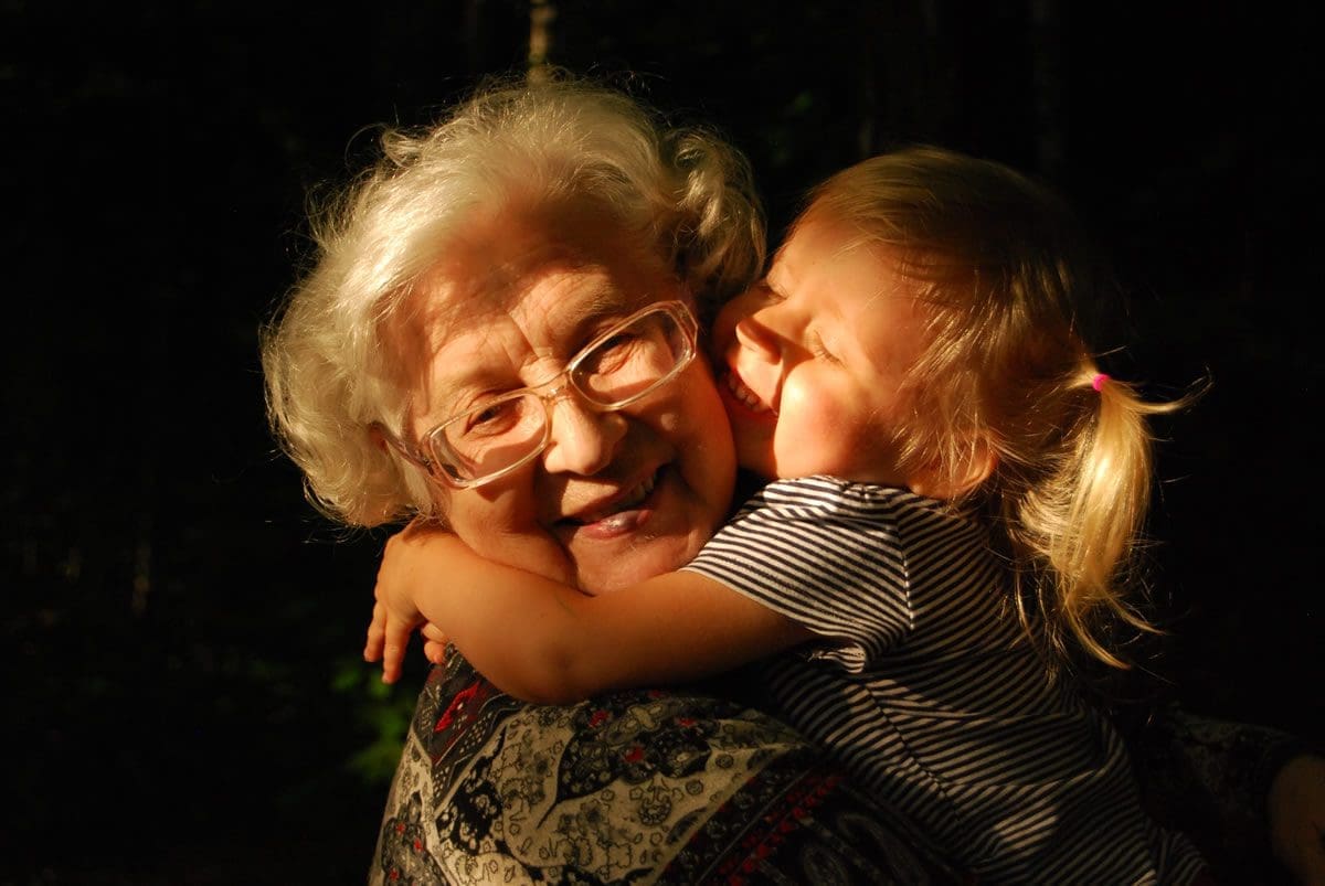 Grandmother and grandchild Grandmother and grandchild