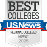 BC09-RegionalColleges-Midwest-2025 U.S. News & Work Report Best Colleges - Midwest Regional Colleges 2025 Award