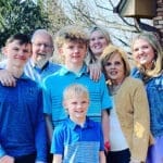 Tom and Caryle Roegner and their grandchildren.